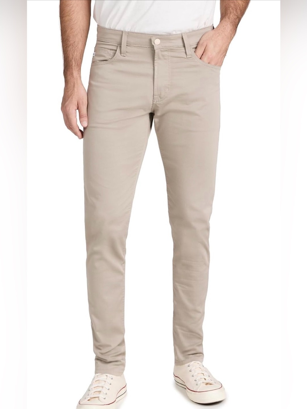 AG Adriano Goldschmied "Tellis" Modern Slim Fit Khaki Tan Pants Size 33x34